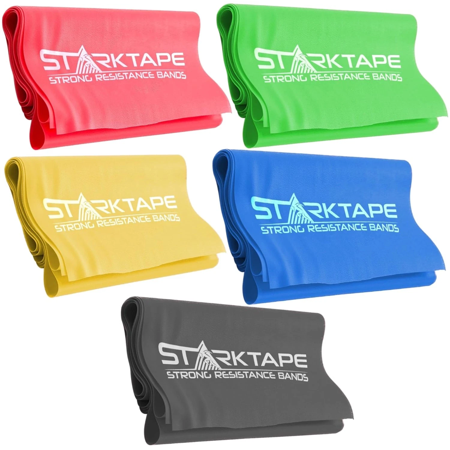 Non-Latex Resistance Bands - 5 Resistance Levels