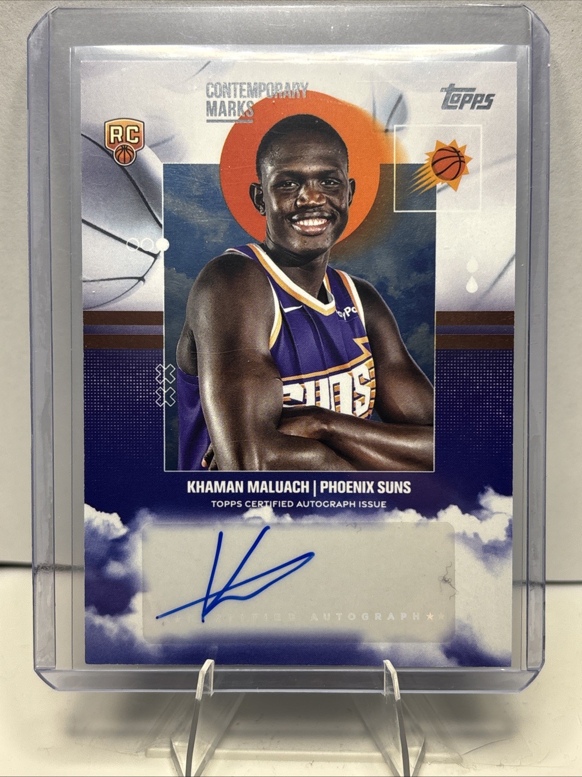2025-26 Topps - Contemporary Marks Khaman Maluach #CM-KM (AU, RC)