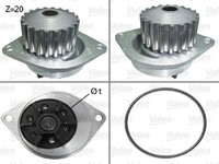 Valeo 506290 Wasserpumpe FüR CitroËN Passend FüR Nissan Peugeot