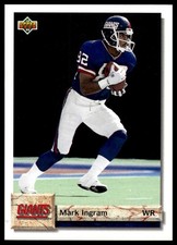 Mark Ingram #108 1992 Upper Deck