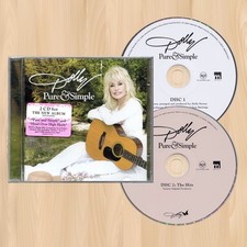 2 BONUS TRACKS---- DOLLY PARTON Pure Simple 2CD SET with GREATEST HITS 0918