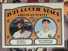 2021 Topps Heritage - Rookie Stars Jo Adell, Nick Madrigal #187 (RC)