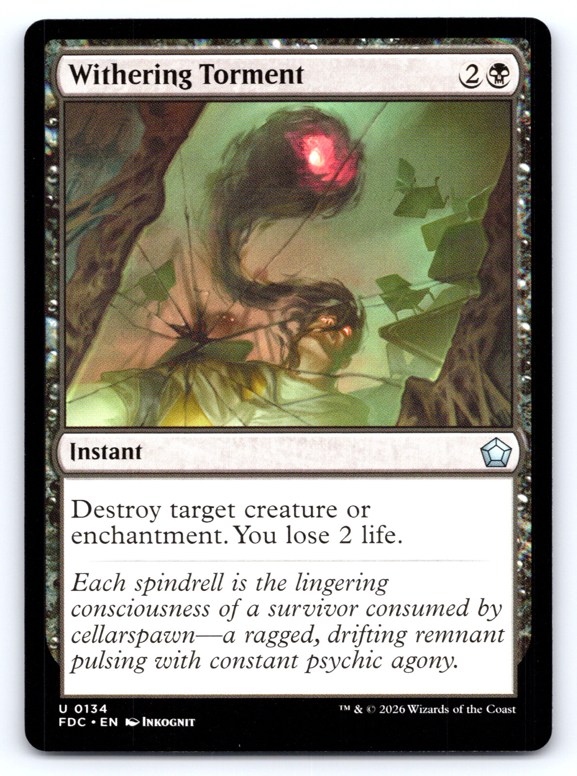 Withering Torment - Commander: Foundations -  MTG
