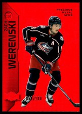 2023-24 Upper Deck Metal Universe Hockey Precious Metal Gems /100 Zach Werenski