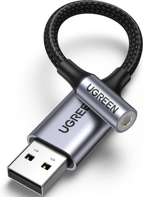 UGREEN USB auf 3.5mm Klinke Adapter Soundkarte für Computer, PS5, Switch