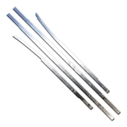 Polished Window Sill Trim Set 4pcs (fits: 14-18 Chevy Silverado 1500 Double Cab)