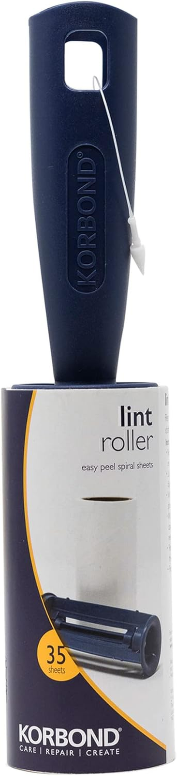 Korbond 5M Lint Roller - 35 Sticky Sheets - Lint Remover, Pet Hair Remover, Cat