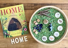 HOME Peek Through Picture Book Sensory Bin Filler Bookish Play Imagination Play