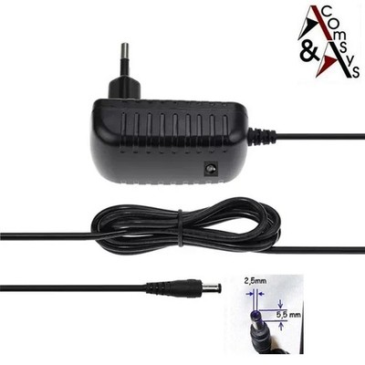 Power Supply Charger 9V 0.5A 1A 1.2A 500mA 1200mA DC VOLTAGE 5.5*2.1 & 2.5mm