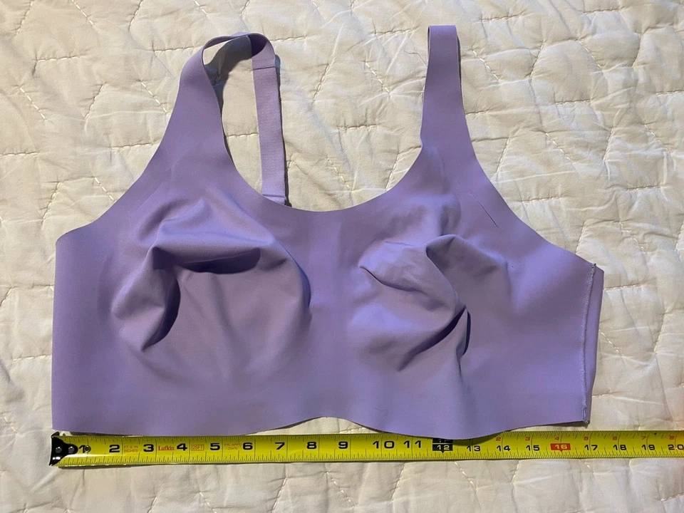 Knix Lavender Nylon Pullover Bra Size XXXL+ (42DD) No Padding - Image 3 of 4