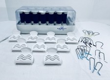 REMINGTON KF-20-1 Velvet Flocked Hot Rollers w/ 17 Pins/9 Butterfly Clips READ