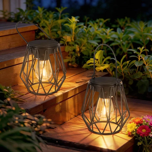 Kimjo Solarlaterne FüR AußEn, Solarlampen FüR AußEn Garten HäNgend/Stehend, IP65-image