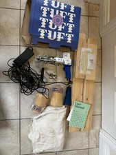 Rug tuft/tufting gun: tufting machine - Loop AK-I and AK-II & frame & fabric