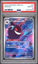 2025 POKEMON SIMPLIFIED CHINESE CBB3 C-GEM PACK VOL 3 #07 GENGAR PSA 10