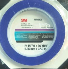 3M 1/4" Vinyl Tape Rolls - 3 Pack