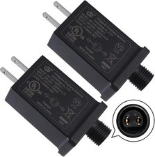 "Yard Inflatable Adapter, 12V 1A 2 Pcs Power Supply Adaptor for Outdoor Inflat..
