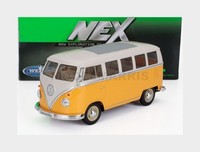 Welly WE22095Y Volkswagen T1 Minibus 1962 Gelb Weiß 1/24