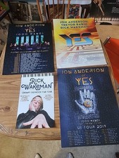 YES related 2000's 24" by 18" tour posters USA  ex condition