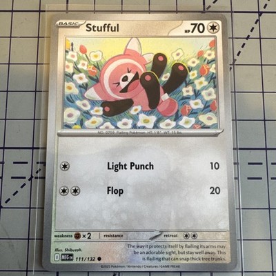 Stufful Pokemon TCG Mega Evolution Common Karte 111