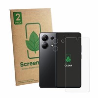 2X Displayschutz Folie FüR Xiaomi Redmi Note 13 (Display+Kamera) Schutz