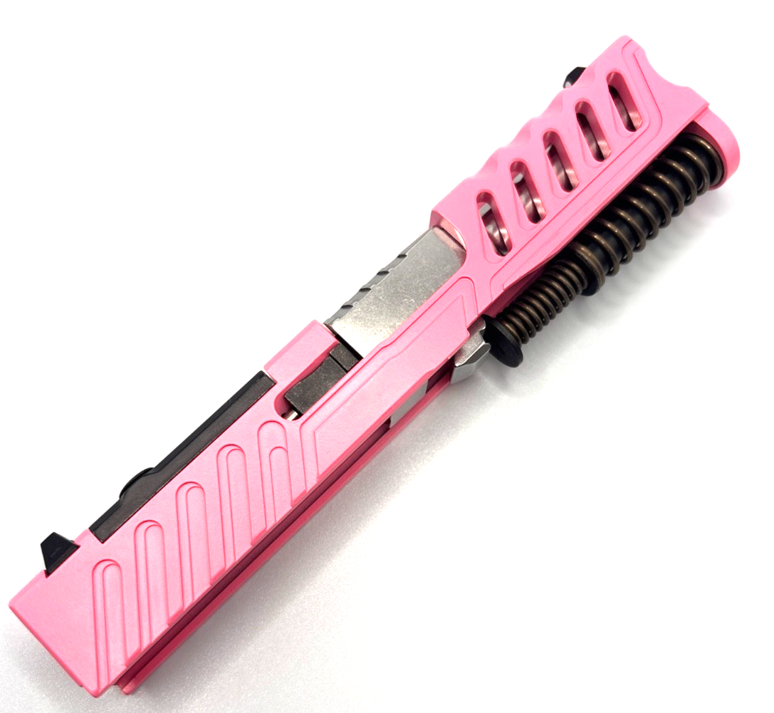 HTA Venom Glock 43/43X Pink Gen3 Slide RMSc Cut Ported Barrel