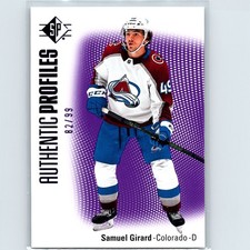 2021-22 SP Hockey Cards Checklist and Odds 25