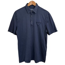 23AW PRADA Distressed Cotton Piqué Short Sle...