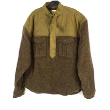 Isabel Marant Stiven Cotton/Wool Sweater W/ Pockets In Dark Khaki - Men's Size L