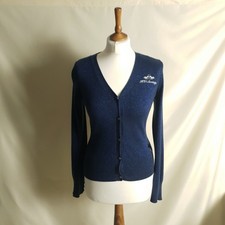 HV Society Strickjacke dunkelblau metallic Gl...
