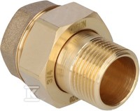 "SGU3 Messing-Verschraubung 3/4\" Gerade Mit O-Ring"