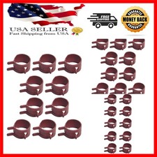 Compact And Lightweight 10-pack Stainless Steel Hose Clamps For Fuel Safety Compact And Lightweight 10-pack Stainless Steel Hose Clamps For Fuel Safety