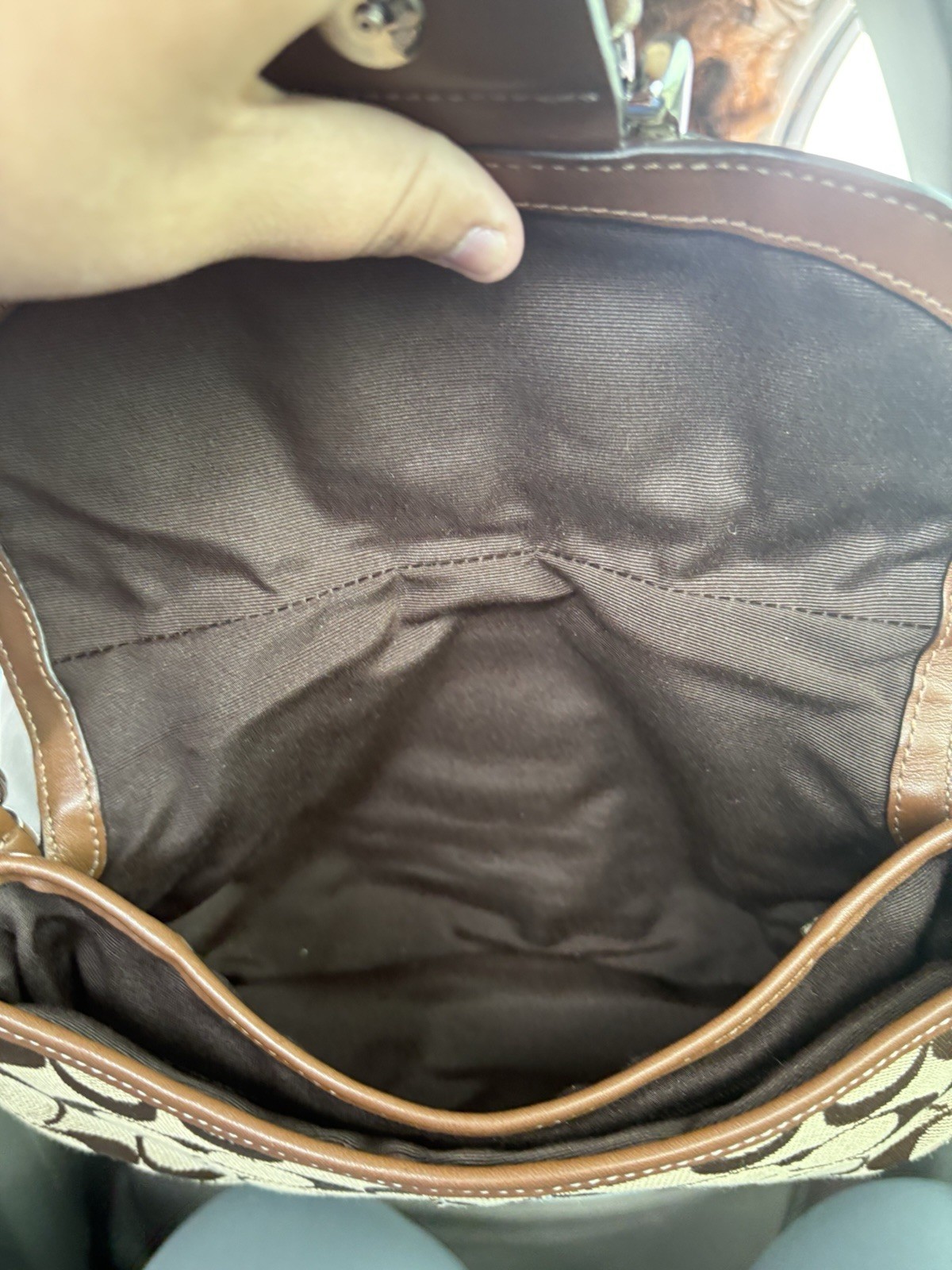 Coach 2005 Soho Bag Vintage, Signature Brown, Y2K Era image 7