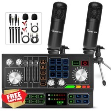 Podcast Bundle, Audio Interface, Voice Changer, BT, 48V