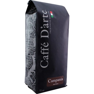 Caffe D arte Campania Ground Coffee   Dark Roast, Bold & Robust, Roasted in S...