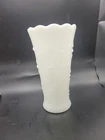 Vintage White Milk Glass Vase 7.25"No Chips/Cracks Great Condition See Photos