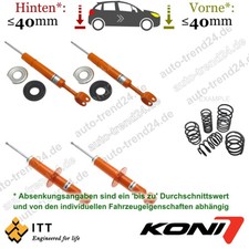 Koni STR.T KIT Fahrwerk 40mm für Audi A6 Avant 4B5, 4B6, Bj. 1997-2005