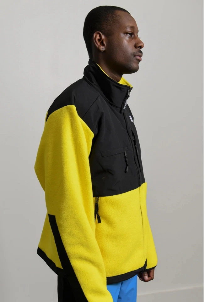 THE NORTH FACE MEN'S DENALI FLEECE JACKET Retro 95’ Yellow BNWT Authentic XL New - Image 2 of 4