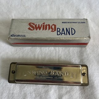 Banda oscilante vintage Kostler & Co armónica C en caja