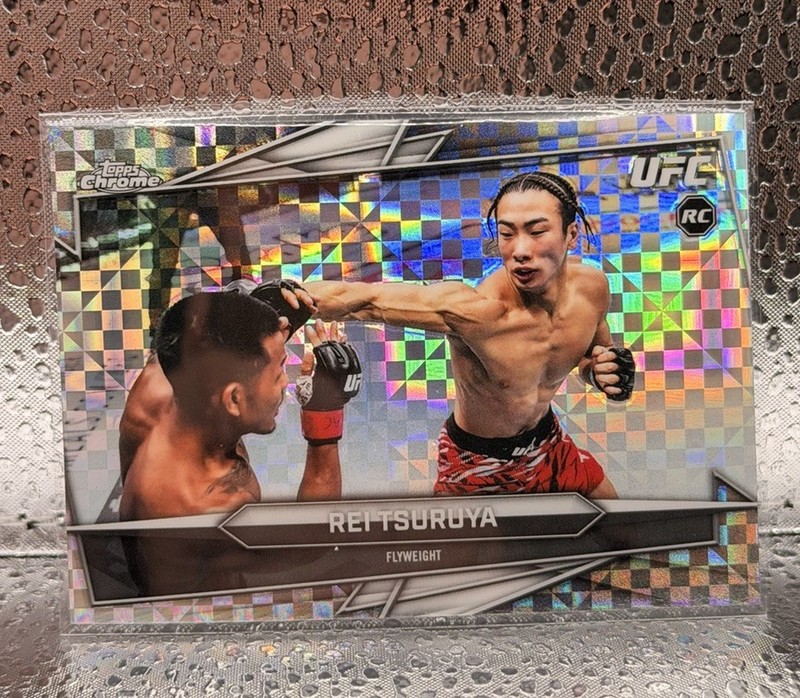 Topps Chrome UFC 2026 Rei Tsuruya #66 Rookie X-Factor Sports Trading Card
