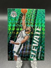 2020-21 Jayson Tatum Panini Mosaic Green Elevate Card Boston Celtics 