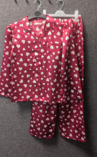 Bluezoo Heart Print Satin Pyjamas Age 11-12 RRP  19 LN151 DD 03