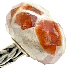 TROLLBEADS Faceted Garnet Feldspar Gemstone T...