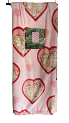 Shrek Valentine Soft Plush Throw 50 x 70