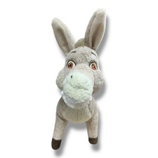 2007 Ty Beanie Baby Babies Donkey from Shrek The Third 7" Plush Stuffed Animal