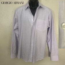 Armani Collezioni Dress Shirt 17 neck EU 42 Gently worn 65 cotton/35 polyester