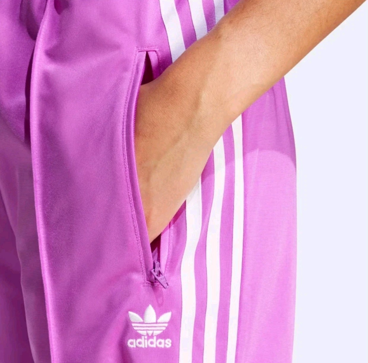 ADIDAS ORIGINALS WOMEN'S FIREBIRD LOOSE TRACK PANTS PURPLE BURST IY4726 SZ L image 4