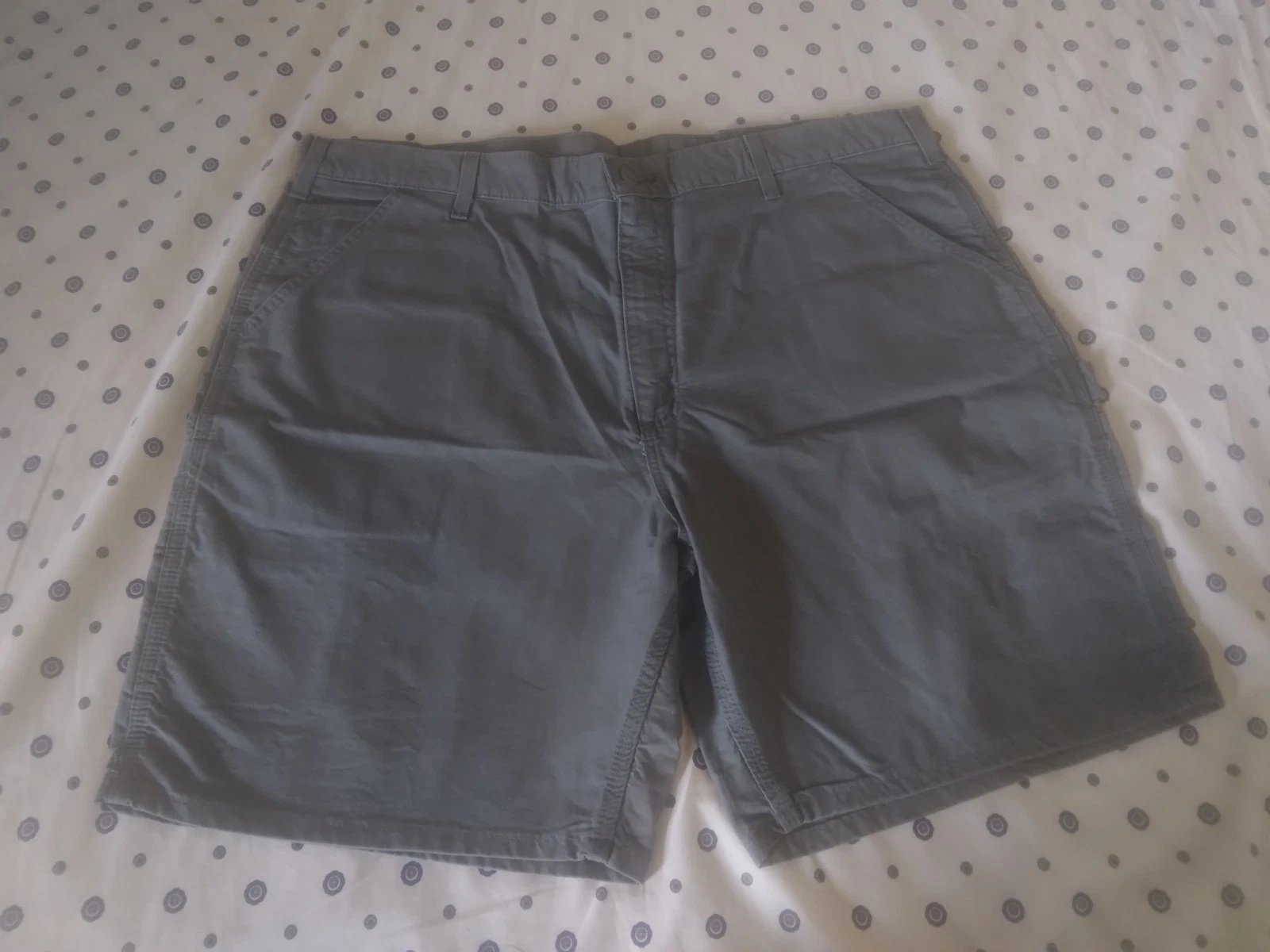 Carhartt Men's Grey Cargo Shorts, Size 42