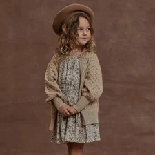 Rylee + Cru 100% Wool Beret Little Girl Size Small Medium Minimalist Neutrals