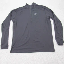 Arc’teryx Size XXL Black Base Layer Quarter Zip Active Arcteryx Hiking Shirt