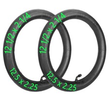 2 Pcs 12 1 2 x 2 1 4 Inner Tubes 12.5 x 2.25 Kids Bike Bicycle Replacement Black